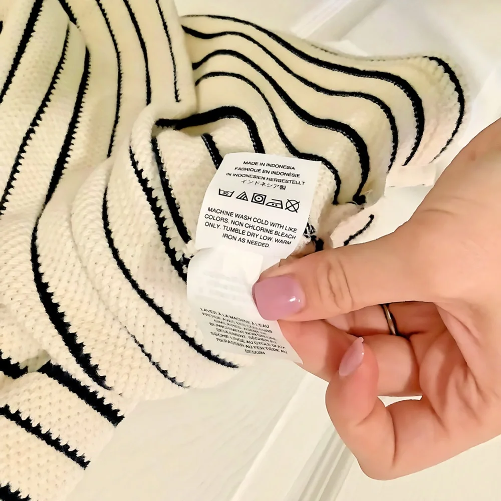 Madewell Women's Camille Texture & Thread Striped Bow Back Tank Top - size S - Picture 9 of 9